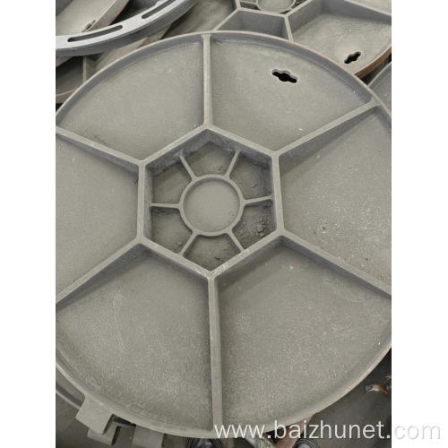 Round cast iron manhole cover grid cover